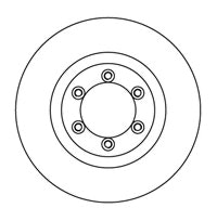 NF PARTS Bremžu diski 205701NF